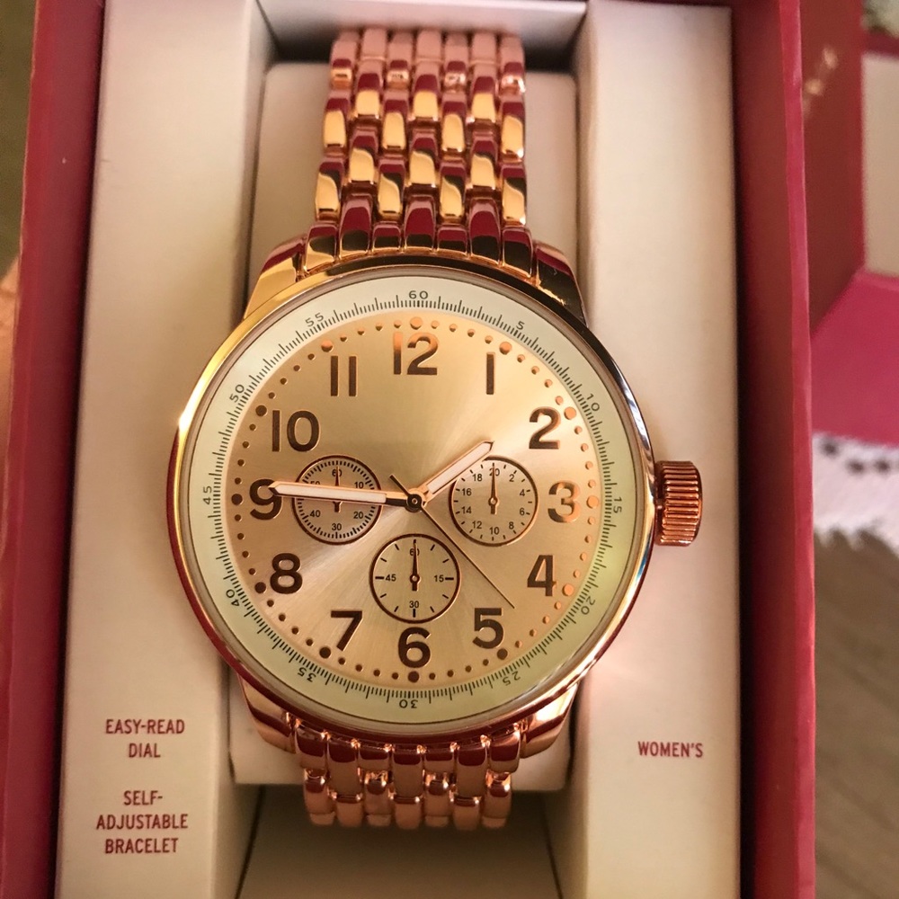 BRAND NEW! Merona Rose Gold Brand New Watch